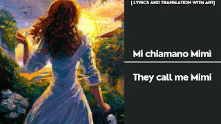 Sì. Mi chiamano Mimì - La bohème  (English Lyrics with AI art)