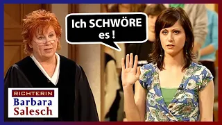 Salesch lässt Zeugin VEREIDIGEN: "Sagen sie die Wahrheit ?" | 1/2 | Richterin Salesch | SAT.1