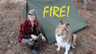 Fire Redemption ~ Steak with my Dog ~ Solo Overnight