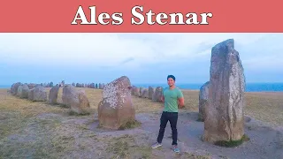 Ales Stenar,  mysterious rocks in the coast of Sweden.