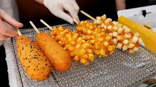 All Cheese Hotdog Combo Box - Korean Street Food