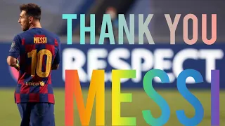 THANK YOU, LIONEL MESSI