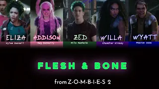 ZOMBIES 2 - Flesh & Bone (Color Coded Lyrics)