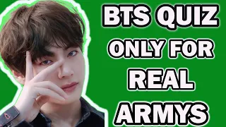 [KPOP GAME] - BTS QUIZ #1 Only ARMY's Can Complete This BTS Quiz