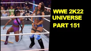 WWE 2K22 Universe - Jade Brooks vs Bianca Belair Part 151