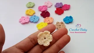 Mini Florzinha de Crochê - Crochet Baby Yara Nascimento