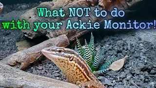 What Not to do with your Ackie Monitor
