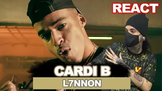 L7NNON - Cardi B (prod. Papatinho e Kiaz) | REACT  VERSATIL