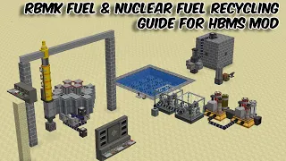 How to RECYCLE RBMK FUEL in HBMs Mod || Complete NUCLEAR FUEL RECYCLING GUIDE for HBMs Mod
