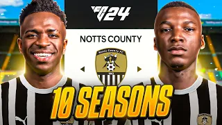 I Takeover Notts County For 10 Seasons In FC 24!