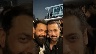 SALMAN KHAN 🧨 LORD BOBBY  DEOL 🔥 DANICING ON JAMAL KUDU SONG ANIMAL 🐆MOVIE #shorts