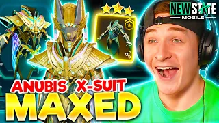 MAXED ANUBIS PHARAOH X-SUIT 🔥 NEW STATE MOBILE