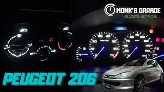 PEUGEOT 206 - CUSTOMIZAÇÃO  PAINEL DE INSTRUMENTOS!! RESULTADO TOP!! 🔥🔥