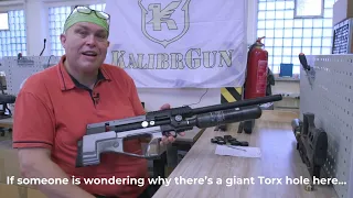 KalibrGun Springbok semi auto air rifle (czech speak - English subtitles)