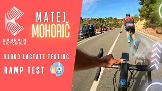 📊 Intervals with Matej Mohorič - Ramp test with Lactate measuring
