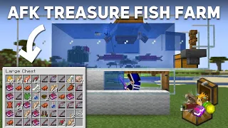 Minecraft AFK Fish Farm 1.20 Tutorial | Easiest Treasure Loot Fish Farm