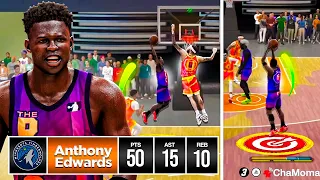 This ANTHONY EDWARDS BUILD is TERRIFYING REC PLAYERS in NBA 2K24! BEST GUARD SLASHER BUILD