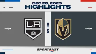 NHL Highlights | Kings vs. Golden Knights - December 28, 2023