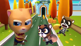 Talking Tom Gold Run Halloween Boss Fight On Strange Planet - Super Ginger Gameplay