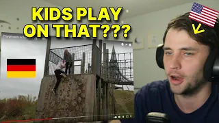 American reacts to GERMAN PLAYGROUNDS