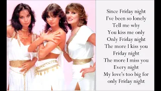 Friday Night - Arabesque - (1978 - Lyrics)