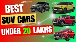 Best SUVs Under 20 Lakh In India 2024 | Best SUV Cars Under 20 Lakh | space, features and safety