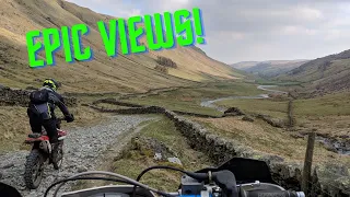 Enduro trail riding in the Lake District