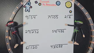 Long Division with 2-Digit Divisors | Maths Practice