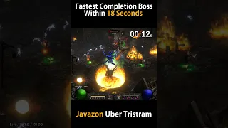 Fastest Completion Boss Within 18 Seconds Javazon Uber Tristram #diablo2resurrected #uber  #gaming