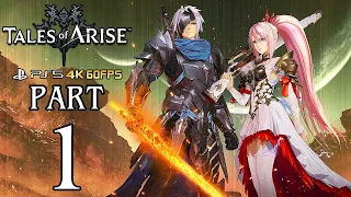 TALES OF ARISE Walkthrough PART 1 (PS5) Gameplay No Commentary @ 4K 60ᶠᵖˢ ✔