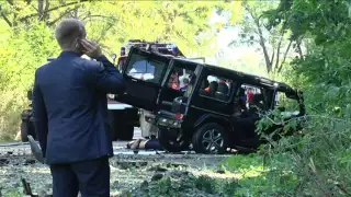 Як під Львовом невідомі підірвали елітний позашляховик кримінального авторитета