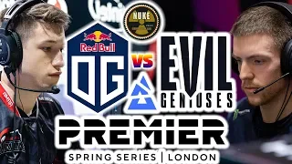OG mantuu ON  FIRE🔥🔥 - OG vs. EG | BLAST Premier Spring Series London 2020 * Nuke