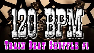 120 BPM - Train beat shuffle #1 - 4/4 Drum Beat - Drum Track