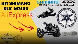 Unboxing - Kit Shimano Slx-7100 #aliexpress #shimano