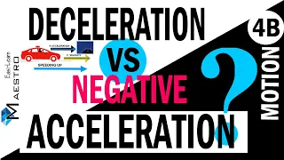 NEGATIVE ACCELERATION vs  DECELERATION | Slowing down or speeding up?  | physics | JEE | NEET