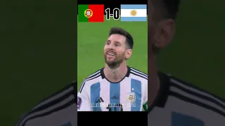 Portugal vs Argentina Final 2022 Imajinary match #ronaldo vs #messi 🔥 #football #youtubeshorts