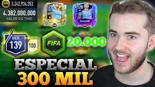 🤑TIME DE 4 BILHÕES🤑GASTEI +20 MIL FIFA POINTS NA CONTA DE INSCRITO SORTUDO NO FIFA MOBILE 23