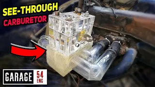 We make a transparent carburetor