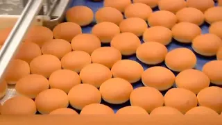 McDonalds - How McDonald's Hamburger Buns Are Made Millions of them for Hamburgers, Big Macs & Fish!