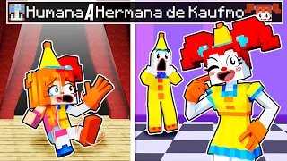 ¡De HUMANA a la HERMANA DE KAUFMO en Minecraft!