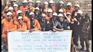 Tribute To The Proud Coal Miners Of Sherwood Colliery.