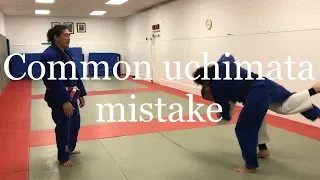 Uchimata common mistake