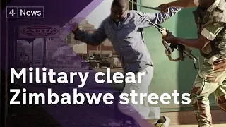 Zimbabwe election: Army patrols, deadly protests & election controversy