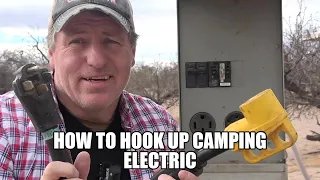 CF#5 How to hook up RV / Motorhome / Camping Trailer electricity to shore power for beginners.
