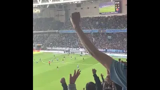 Djurgårdens Marcus Danielsson avgör derbyt mot AIK, 28 maj 2023.