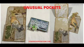 MOST UNUSUAL SECRET POCKETS ~ JOURNALS ~ STEP BY STEP INSTRUCTIONS