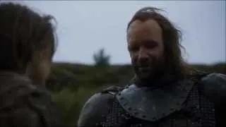 Arya And The Hound _ The Water Dance