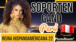 Ganadora de REINA HISPANOAMERICANA 2022 2023 Arlette Rujel de Perú coronación Andrea Bazarte