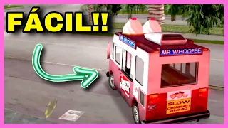 🌴Como COMPLETAR la MISION de Fabrica de Helados GTA Vice City - Cuantos helados tengo que vender