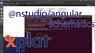 How to use Angular generator schematics with Xplat extensions inside NRWL NS workspace